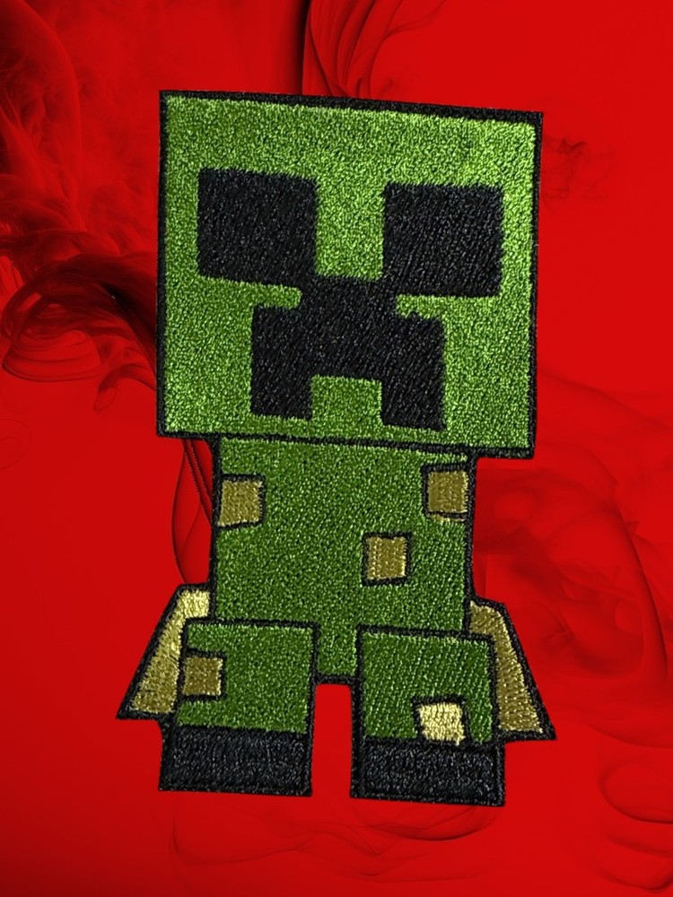 Minecraft Embroidery Patch 7" & 10"