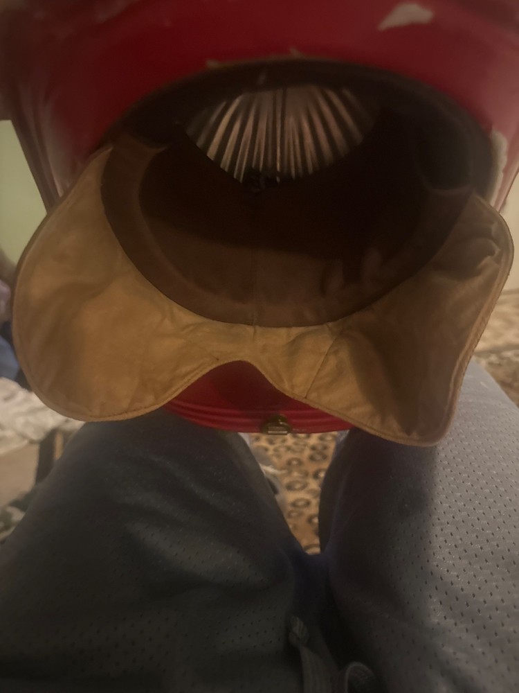 vintage antique leather fire helmet fronts