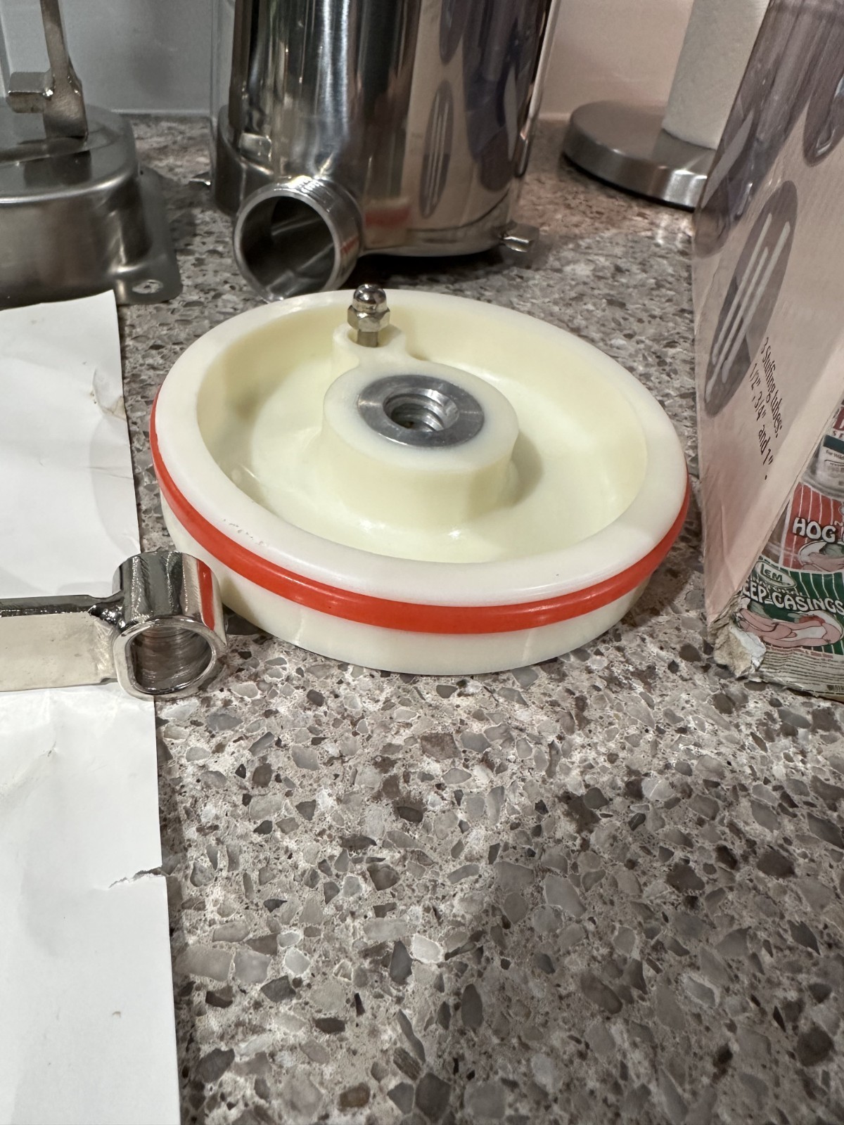 LEM Mighty Bite 5 lb. Stainless Steel Vertical Sausage Stuffer Maker