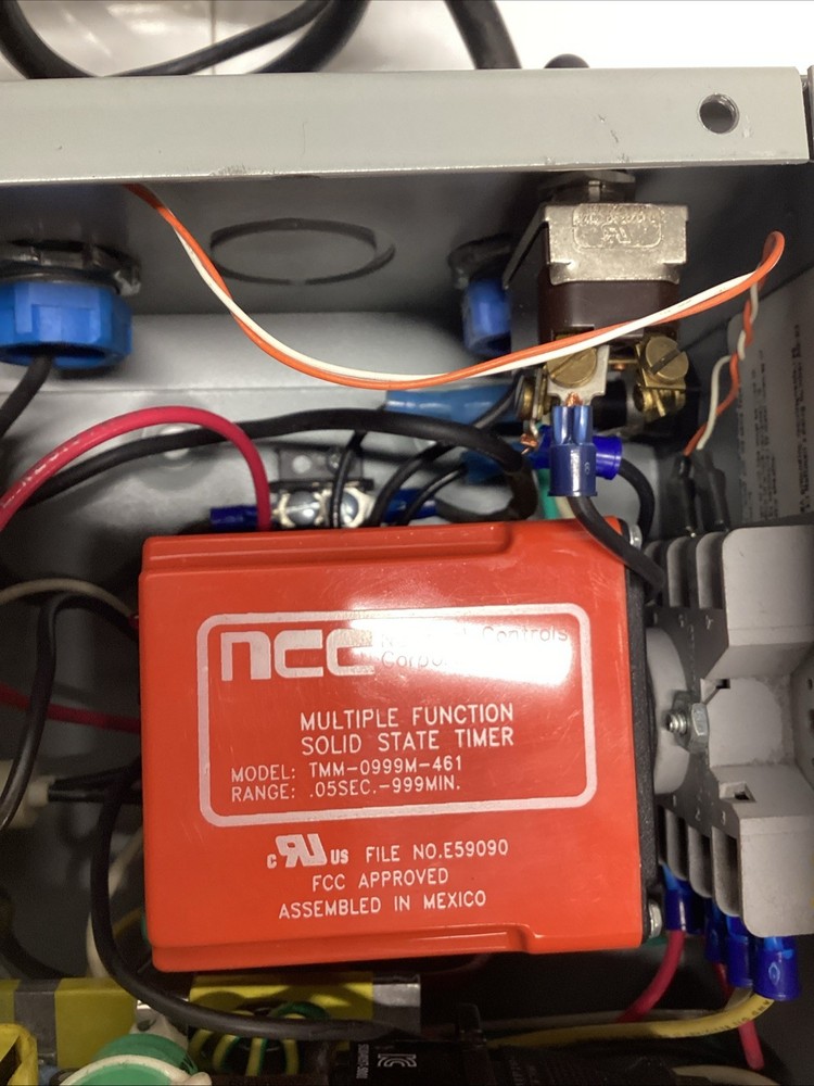 NCC TMM-0999M-461 Multiple Function Solid State Timer Control 0.5s-999min U-380