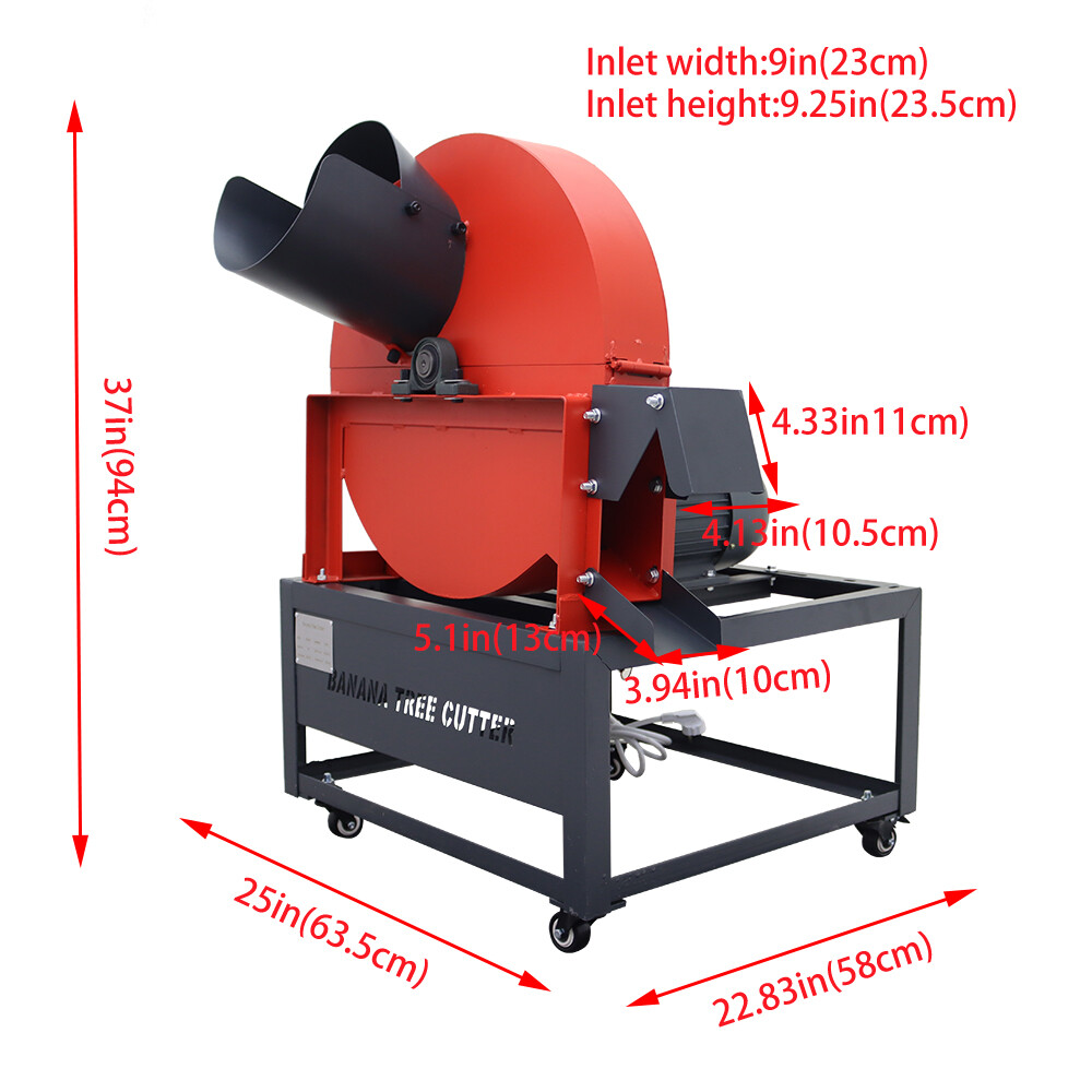 Straw Root Crusher Vegetable Fruit Grinder Shredder for Farm Feed Processing220V