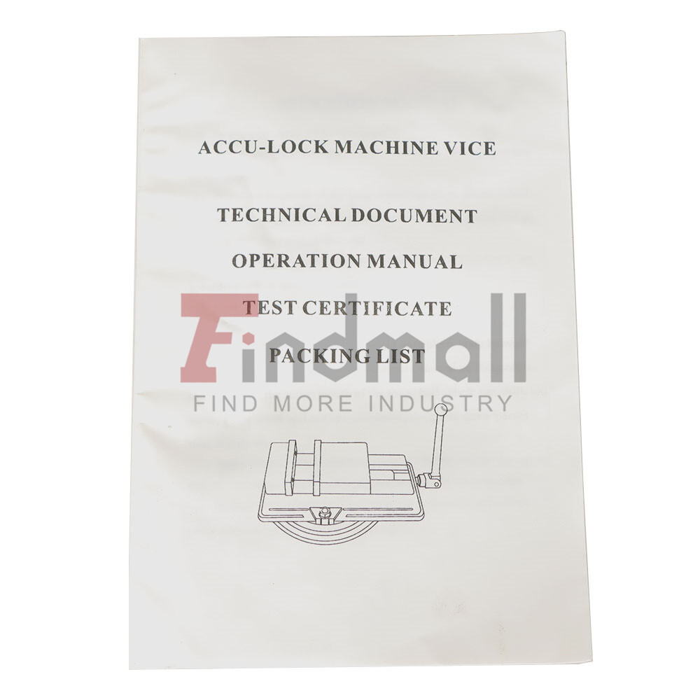 4" Lockdown Vise Precision Milling Machine Bench Clamp Vice With Base New