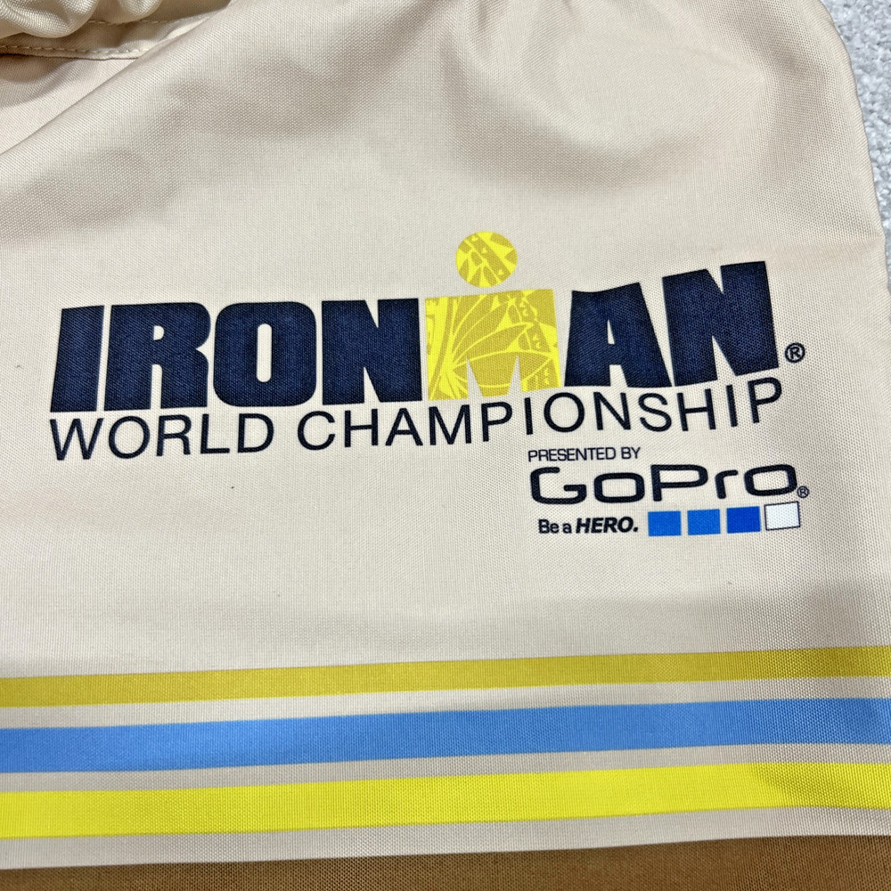 Ironman Triathlon World Championship Onipa'a 2015 Drawstring Backpack Multicolor