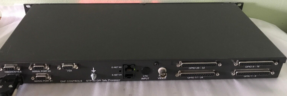 DNF Controls GTP-32 GPI Tally Processor Flex Control Network Rack Mountable
