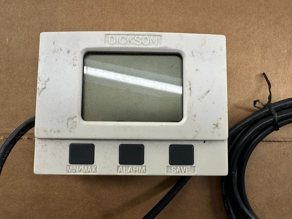 DICKSON LCD Display Temperature Data Logger UNTESTED