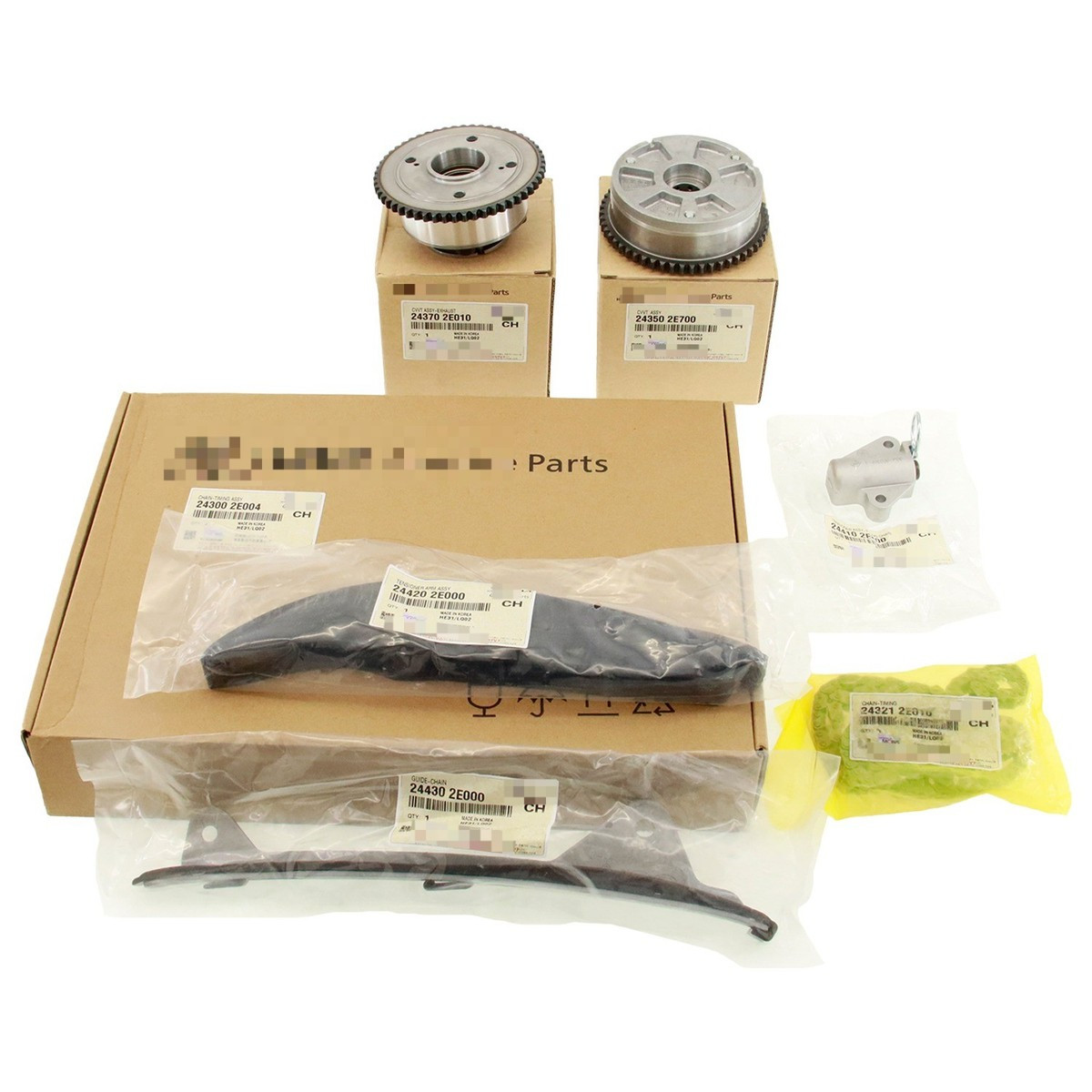 6PCS New Timing Chain Kit & VVT Gears for 2017-2020 Elantra Sedan 2.0L US STOCK