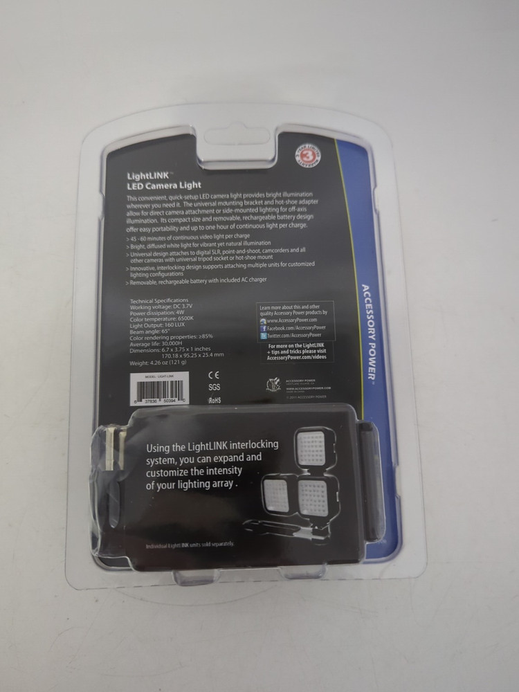 LED CAMERA LIGHT MODEL: LIGHT-LINK