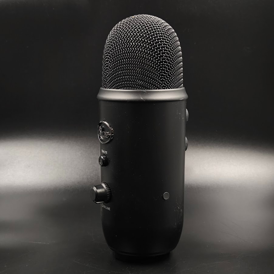 Blue Yeti Microphone Used Working Black