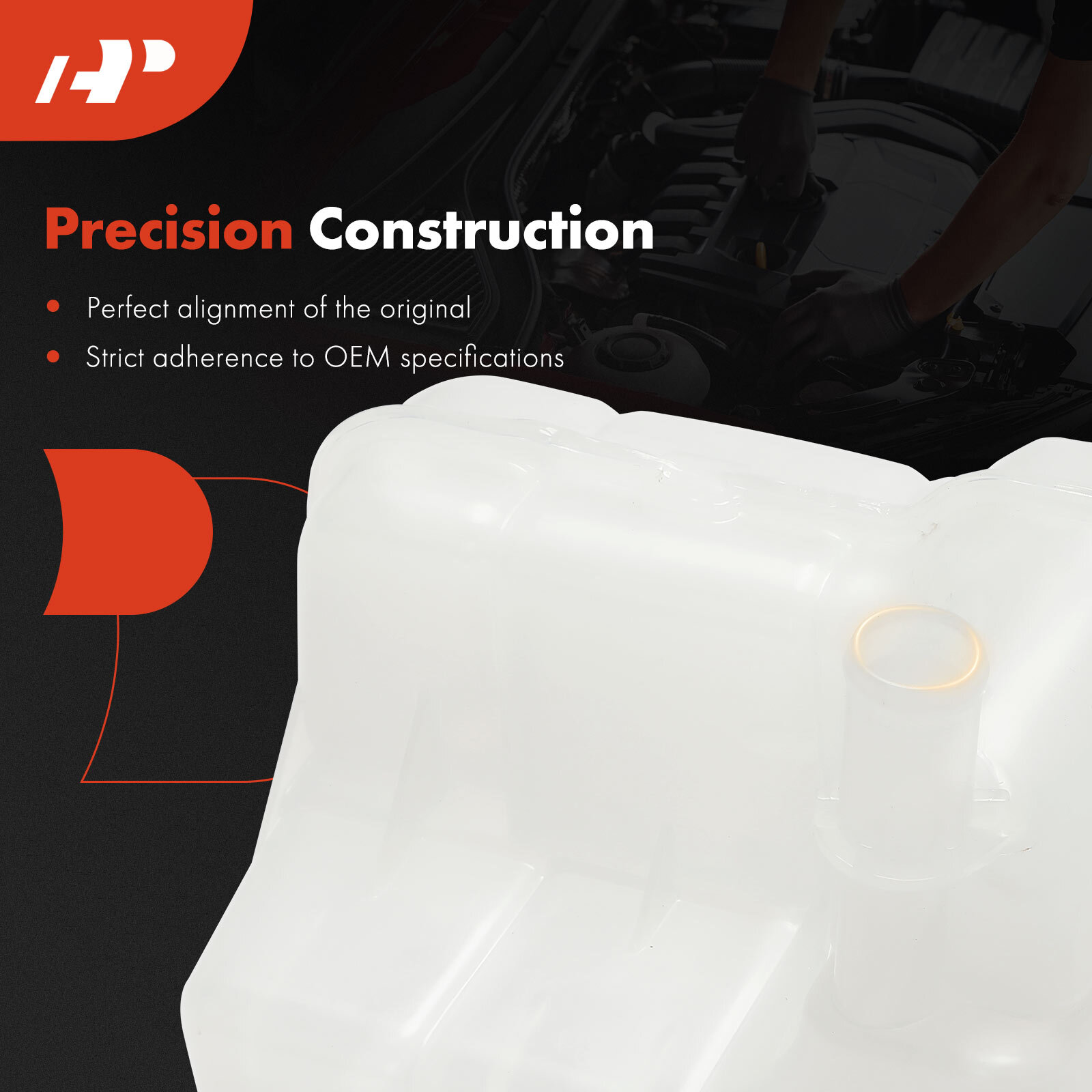 Engine Coolant Reservoir Expansion Tank w/Cap 20PSI for Chevy Cruze Buick Verano