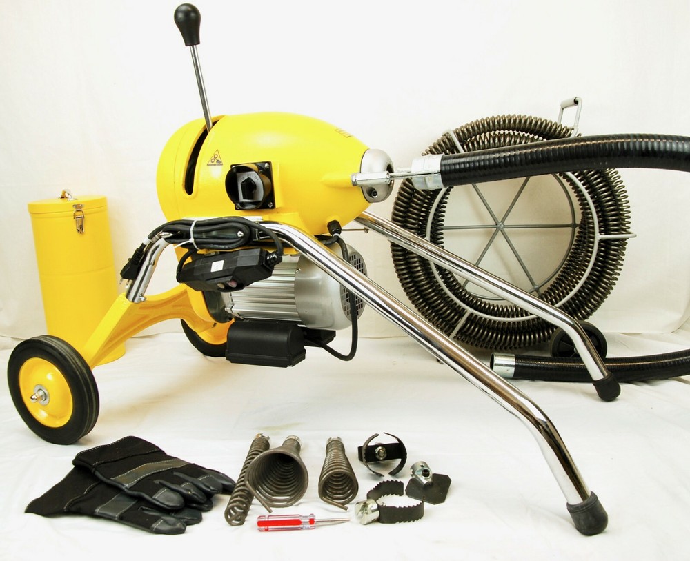 BLUEROCK ® SDS200 2"-8" Sectional Drain Clean Machine Snake Kit