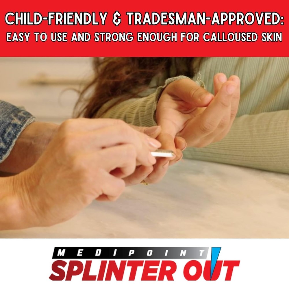Portable Splinter Out Splinter Remover - 20 Pack for Fast, Safe Splinter Relief