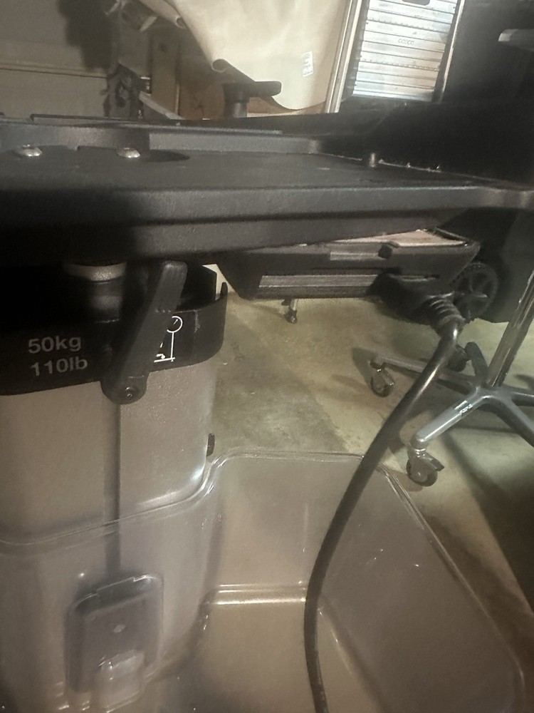 SONOSITE EDGE ROLLING CART W/ TRIPLE TRANSDUCER CONNECT QUICK RELEASE