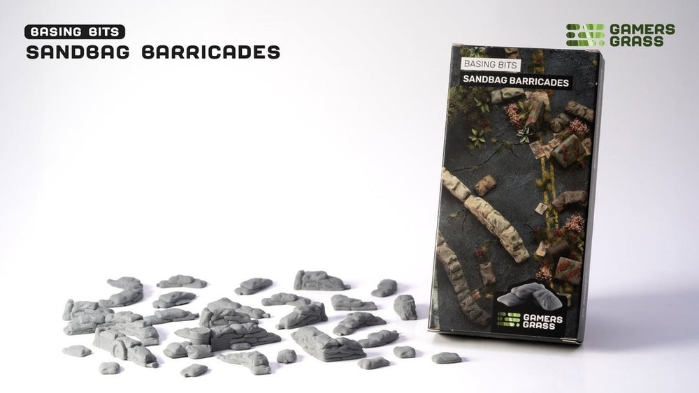Gamers Grass: Sandbag Barricades Basing Bits