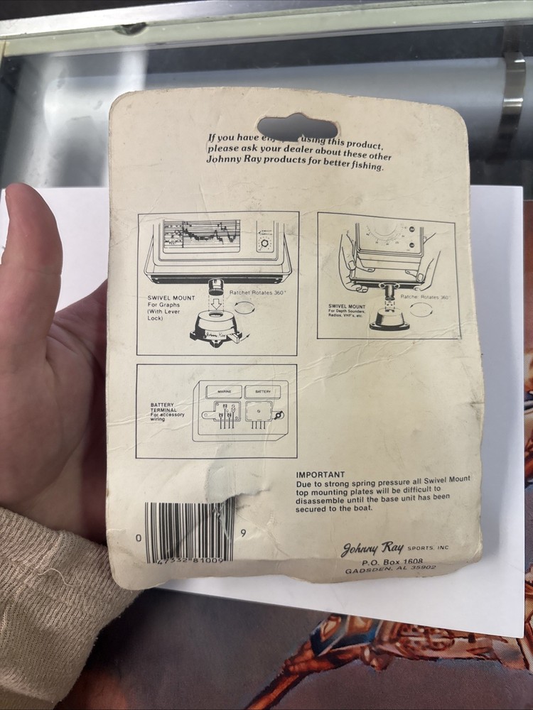 Transducer Mounting Bracket Johnny Ray JR-1