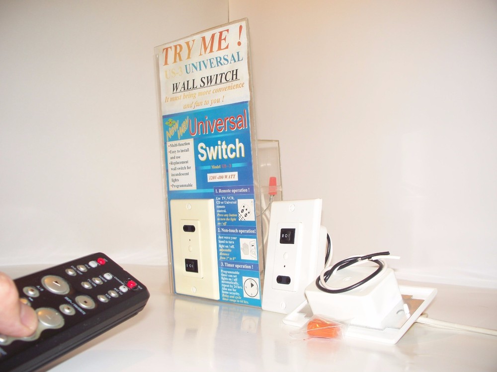 US-3 Smart Wall Switch: Touchless, Remote control, Timer wall Switch