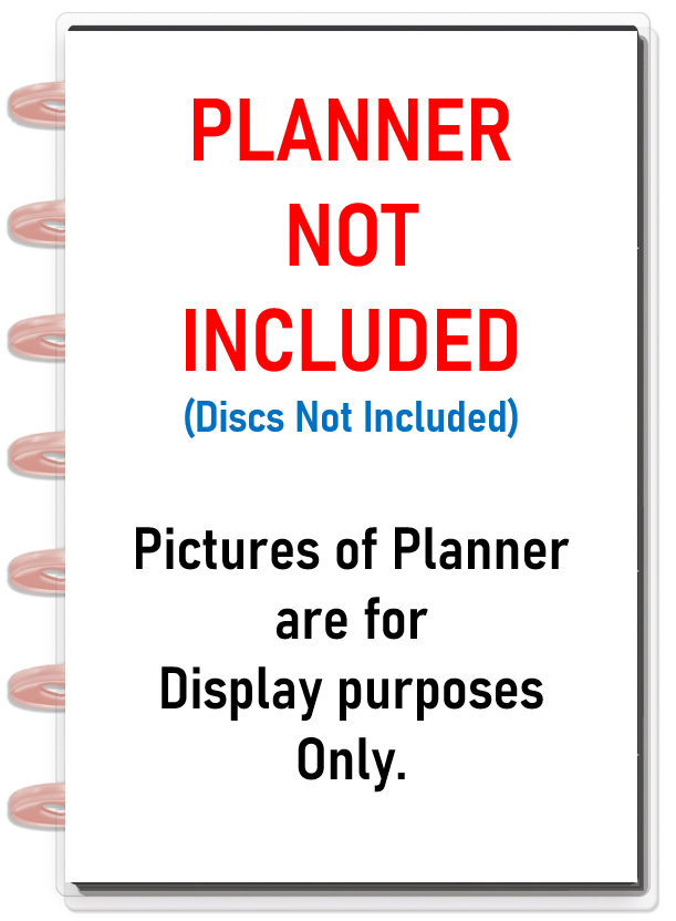 Prescription Medication Rx Log Dashboard Insert for use with MINI Happy Planner
