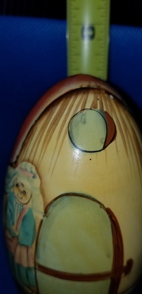Noah's Ark 5 pcs Nesting Egg Hand-Painted Room Decor. AG10