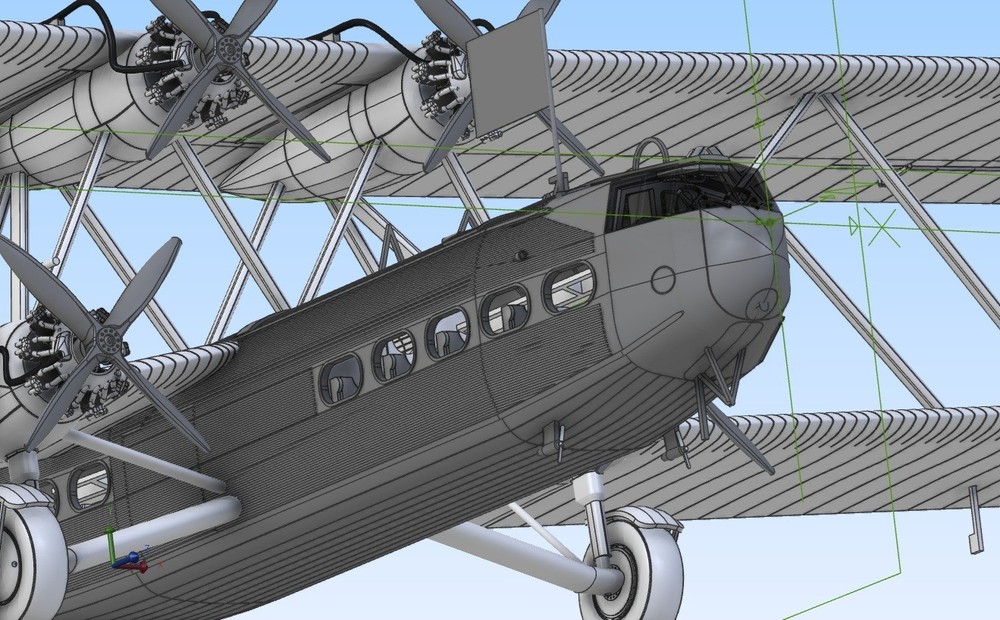 1/72 Handley Page HP.42W 3D data set