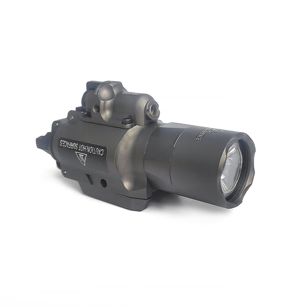 X400 Flashlight Tactical Laser Sight Weapon Light Red Laser & White Light SOTAC