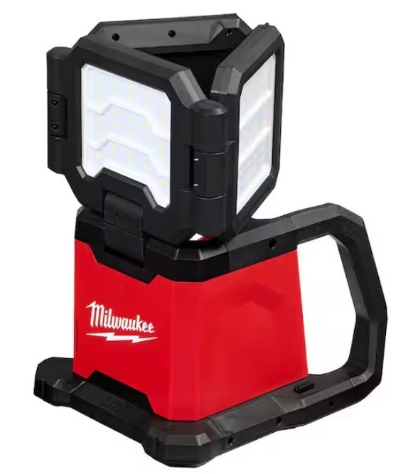 Milwaukee M18 ROVER 2368-20 Dual Power Triple-Panel Flood Area Light 4500 Lumens
