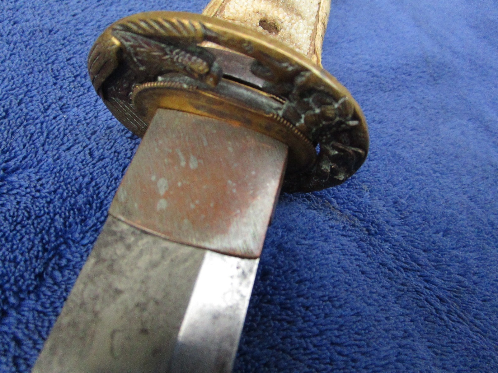 RARE ORIGINAL ANTIQUE JAPANESE SWORD TANTO WAKIZASHI DAGGER KATANA AND SCABBARD