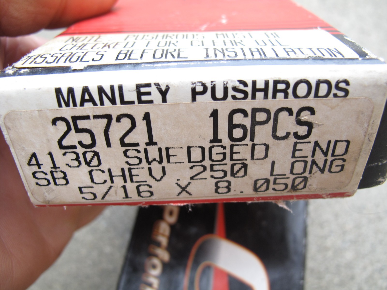 Crane Cams 11575-16 Roller Lifters and Manley 25721 Pushrods for Chevy SBC