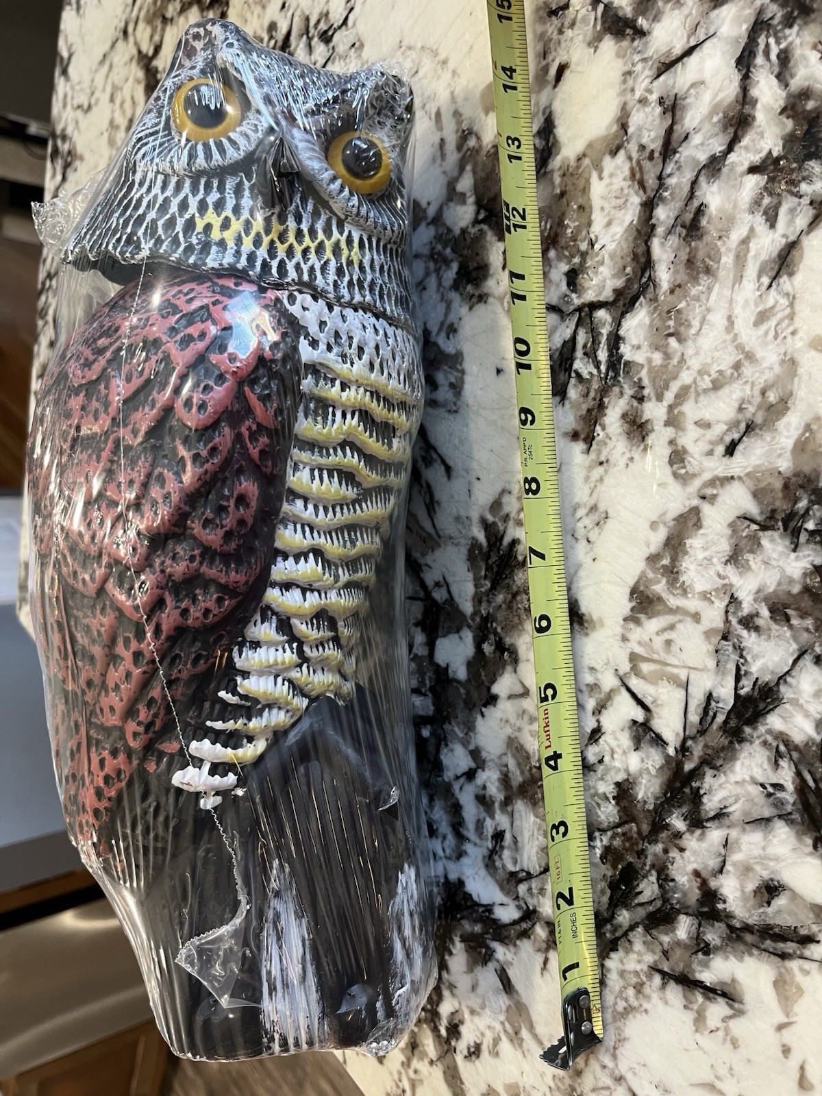 Fake Owl With Moving Head And Sounds