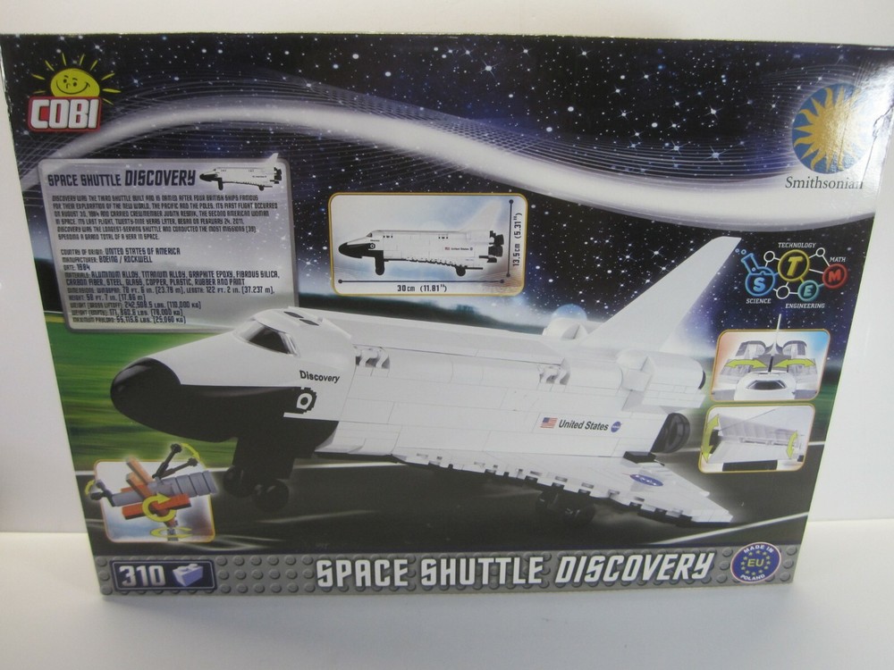 Cobi Smithsonian Space Shuttle Discovery Building Kit (Brand New)