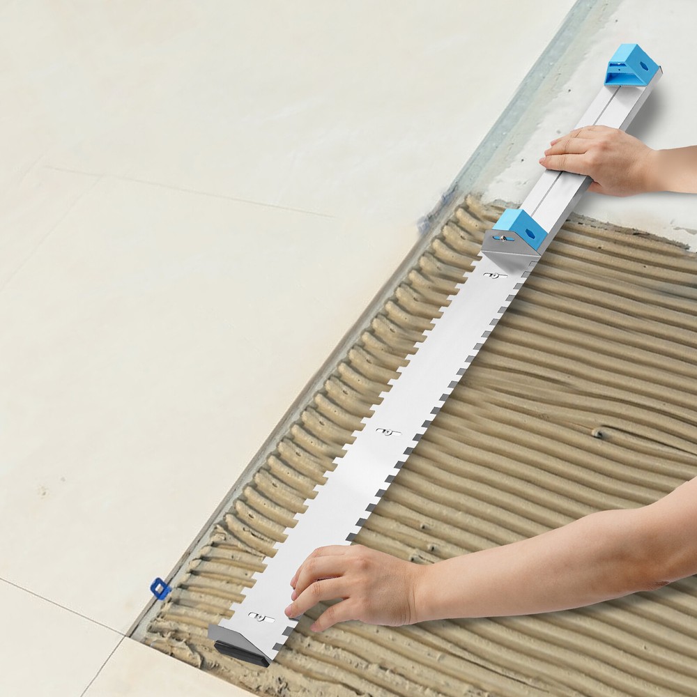 New Grout Tile Trowel Floor & Wall Tiling Plastering Float 2/5x2/5" Single Notch