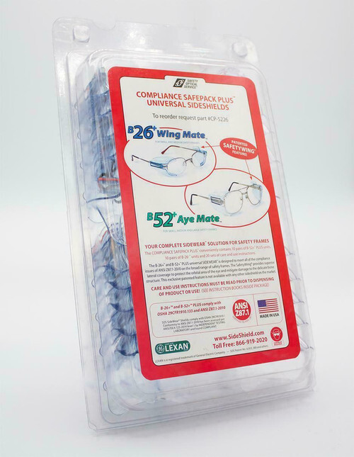 CP5226 Combo Pack ANSI Sideshields (For SM-LG Frames) - 20 Pack