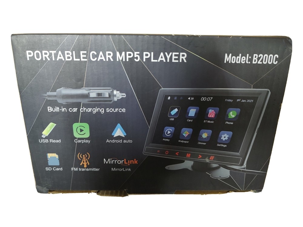 Portable Car Mp5 Player Model B200C