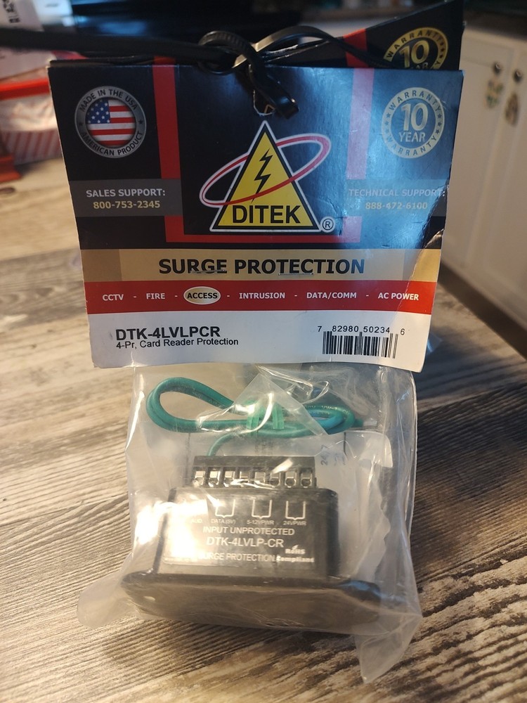 ⚡Ditek DTK-4LVLPCR 4-Pr, Card Reader Protection⚡