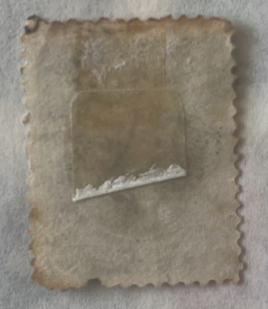 Rare One-Cent Blue Ben Franklin Postage Stamp