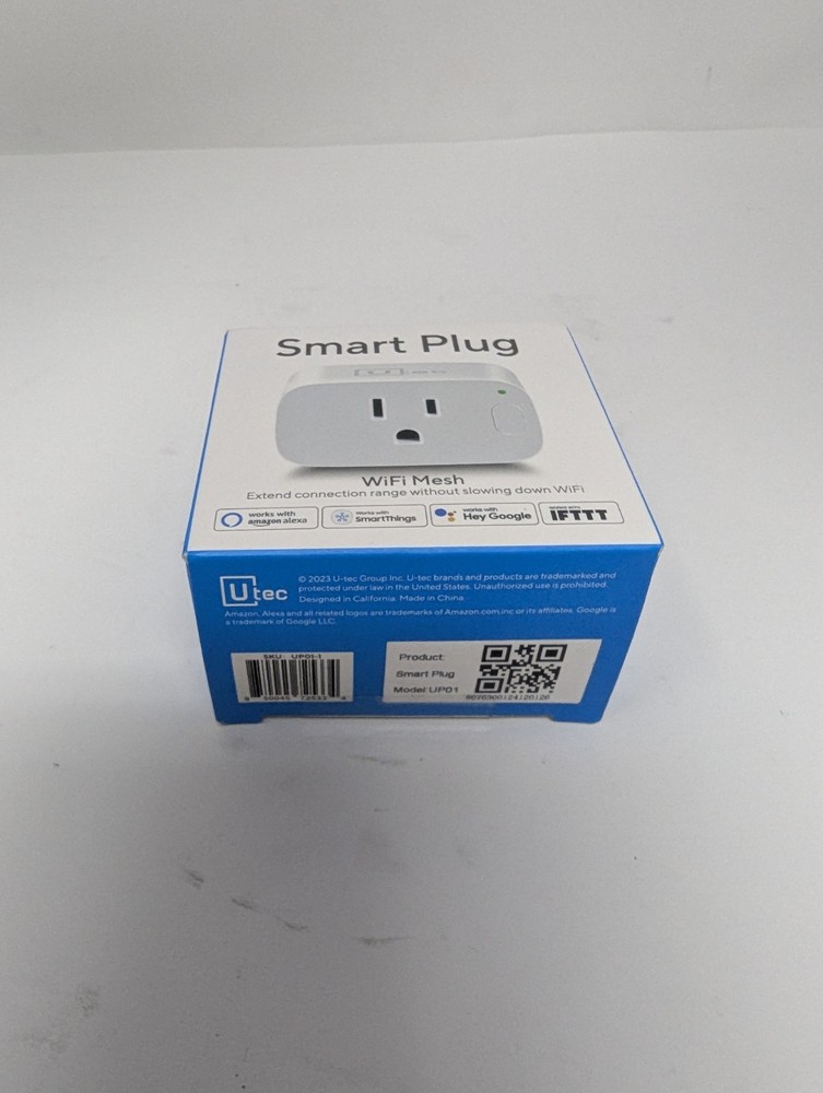 UTEC Smart Plug, Wi-Fi Mesh Outlet, 15A Ultra Efficient Smart Plug