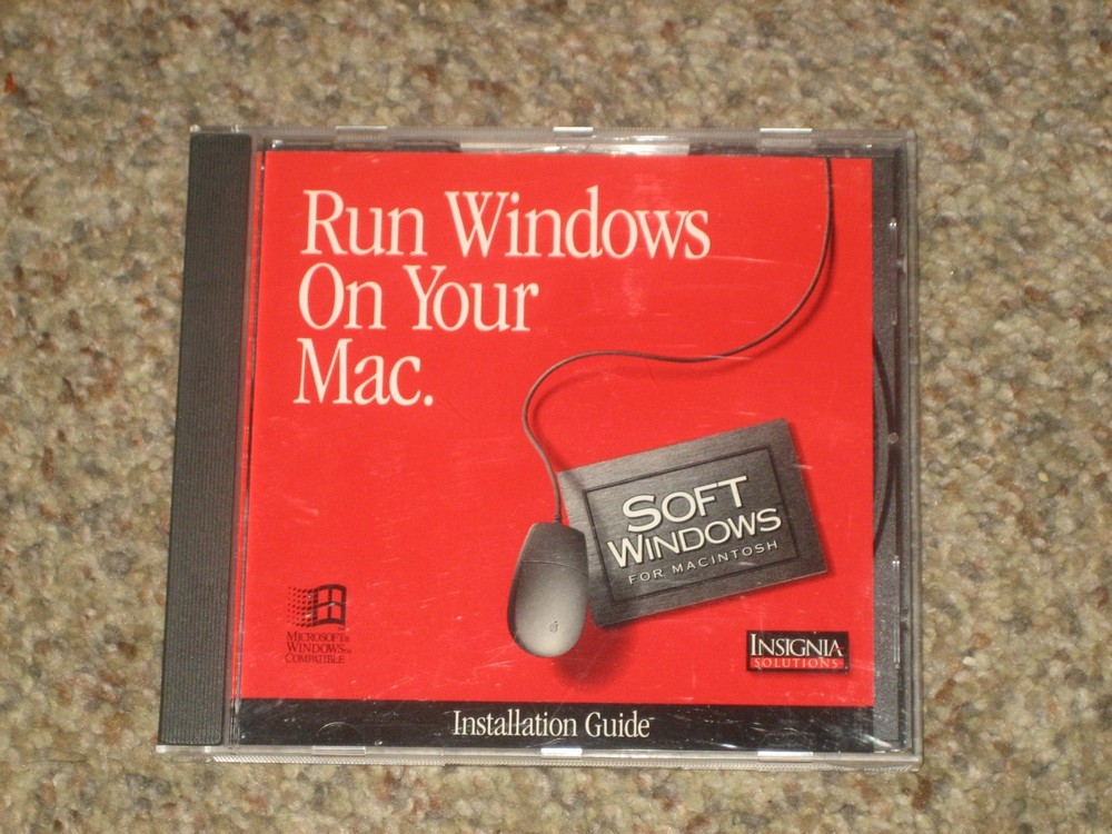 INSIGNIA SOLUTIONS SOFT WINDOWS FOR YOUR MAC INSTALLATION GUIDE