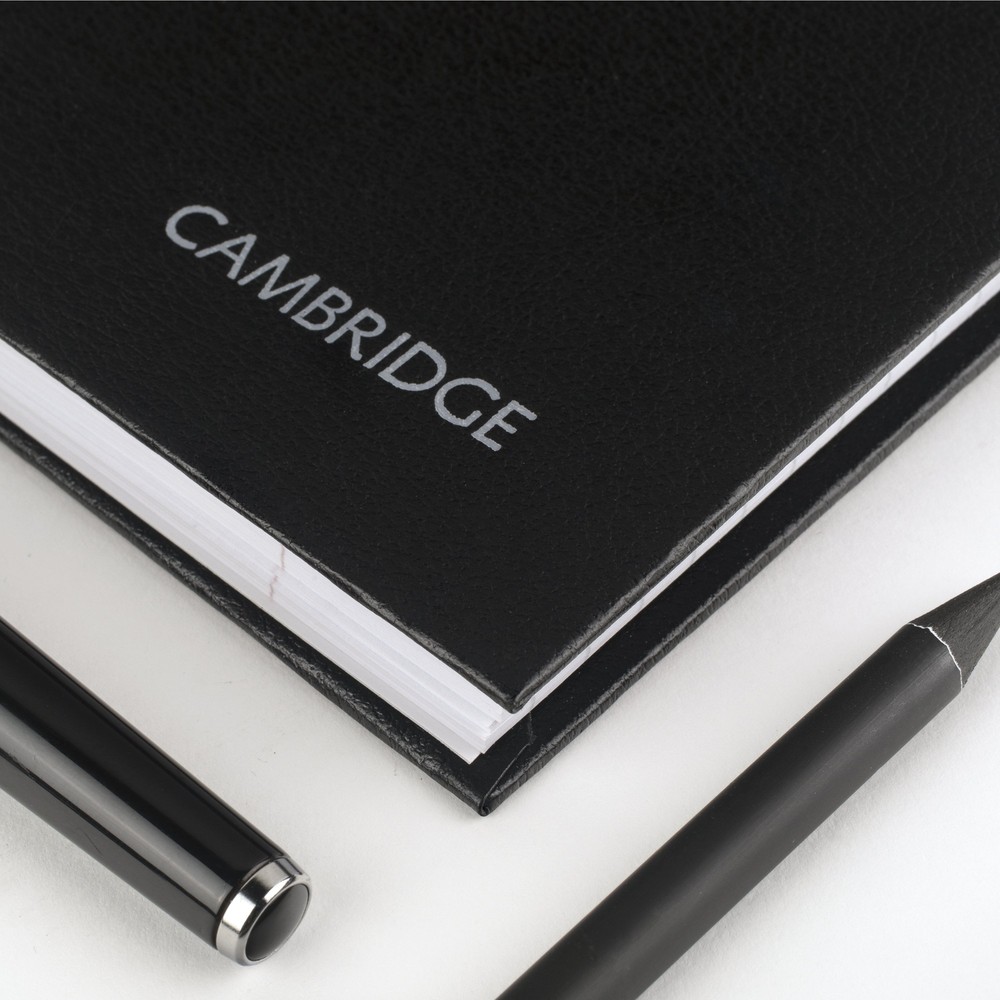 Cambridge Writing Notebook, 5" x 8", Medium, Black, 80 Sheets