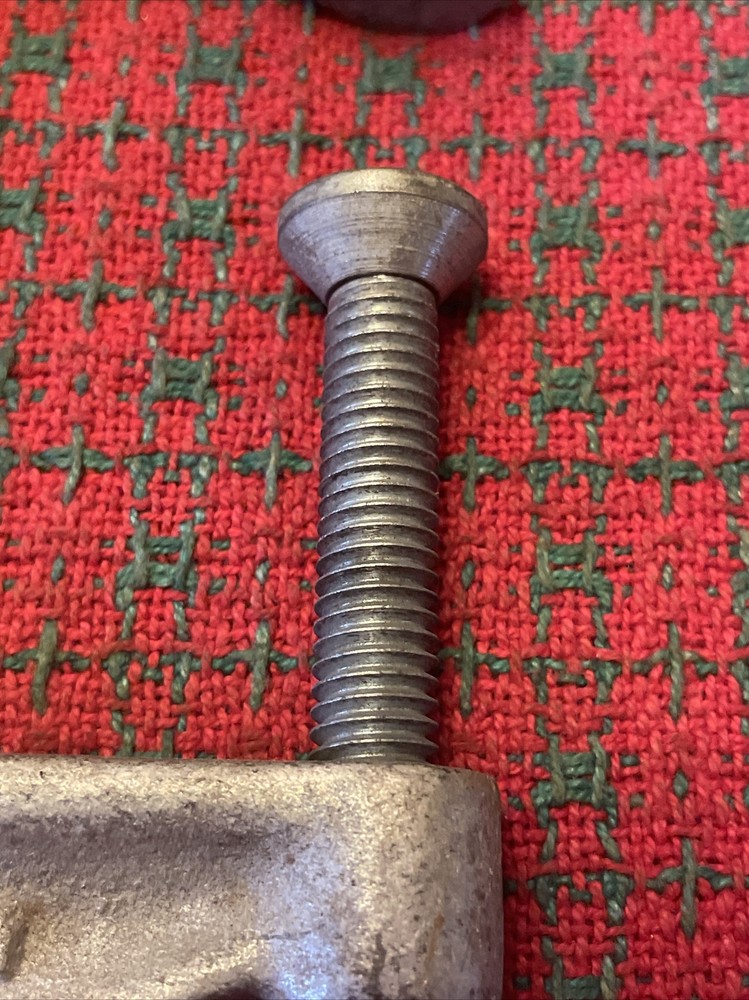 Vintage Adjustable C- Clamp Made in USA 🇺🇸 2-1/2” Nice!