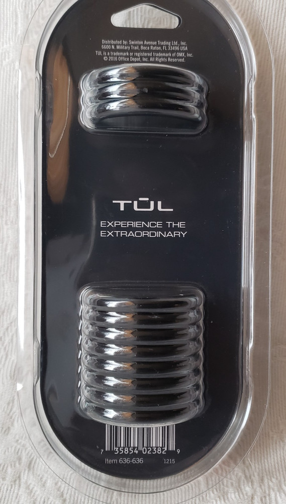 TUL 1.5" Discs 12 Pack Black 200 Sheet Capacity