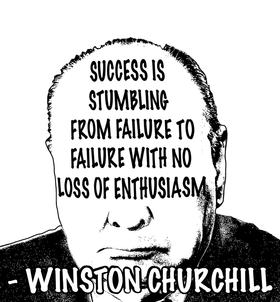 Winston Churchill Quote Sticker Collection