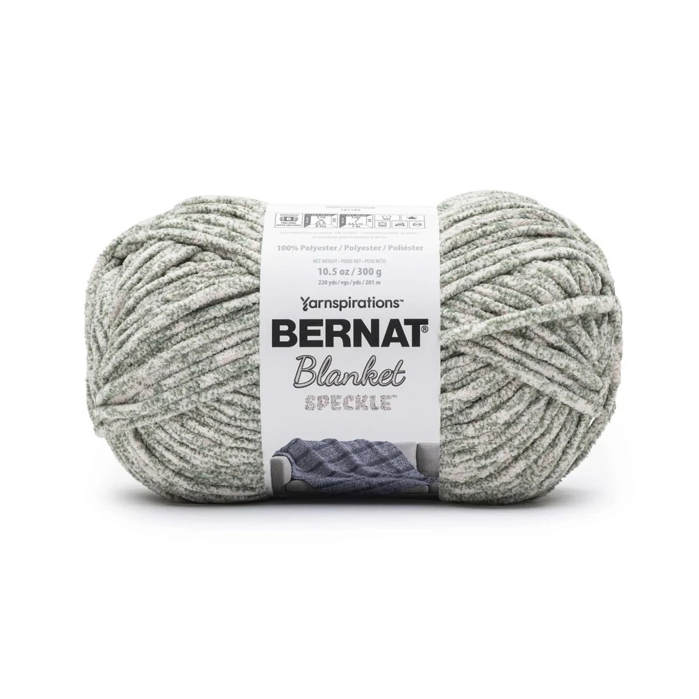 Bernat Blanket Speckle Yarn "Winter Leaf"