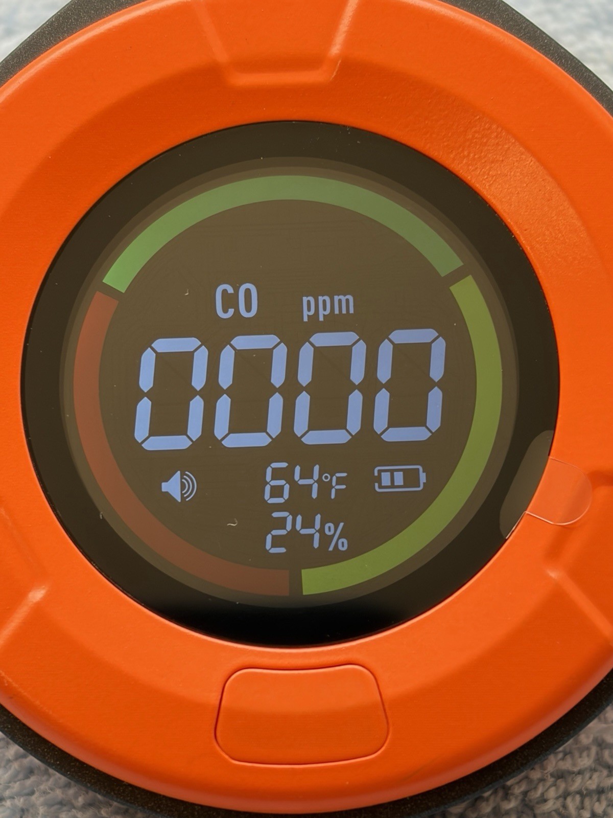 Portable Carbon Monoxide Detector Temp/Humi/CO Sensor Alarm Outdoor/Indoor NEW