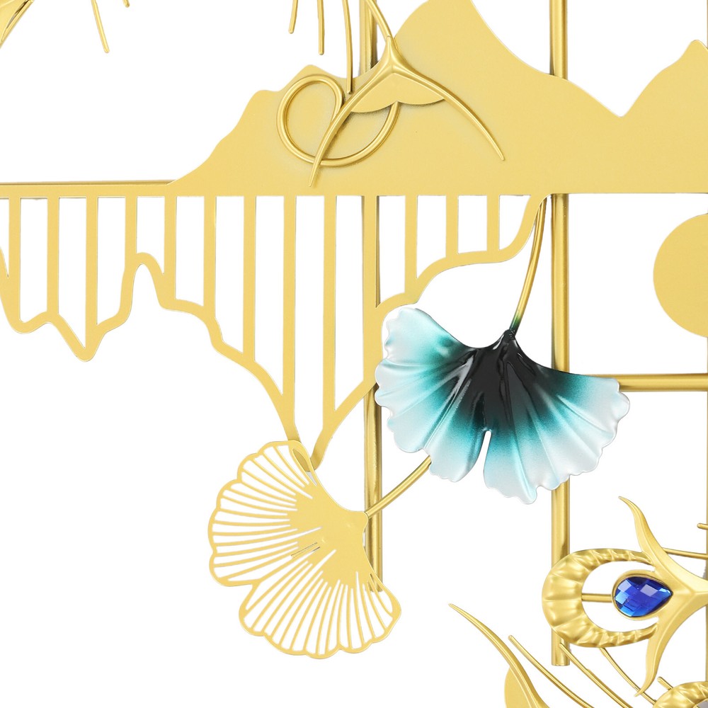 Peacock Wall Clock Wall-mounted Wall Clock Quartz Movement Colorful Wall Clock