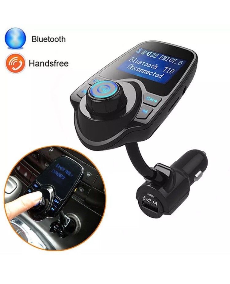 FM Transmitter car Mp3 Player Wireless Radio Adapter USB Charger Handsfree T10