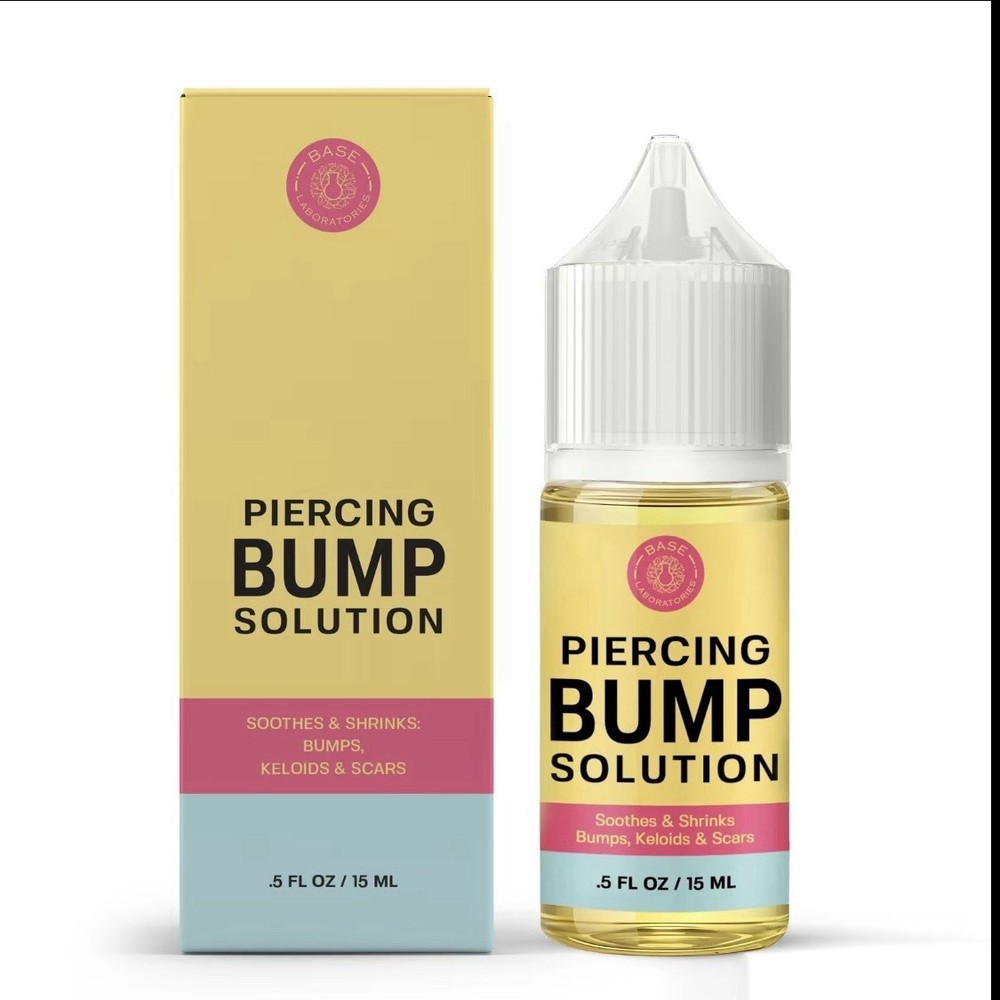 Base Laboratories Piercing Bump Solution 0.5 oz Keloid & Scar Treatment