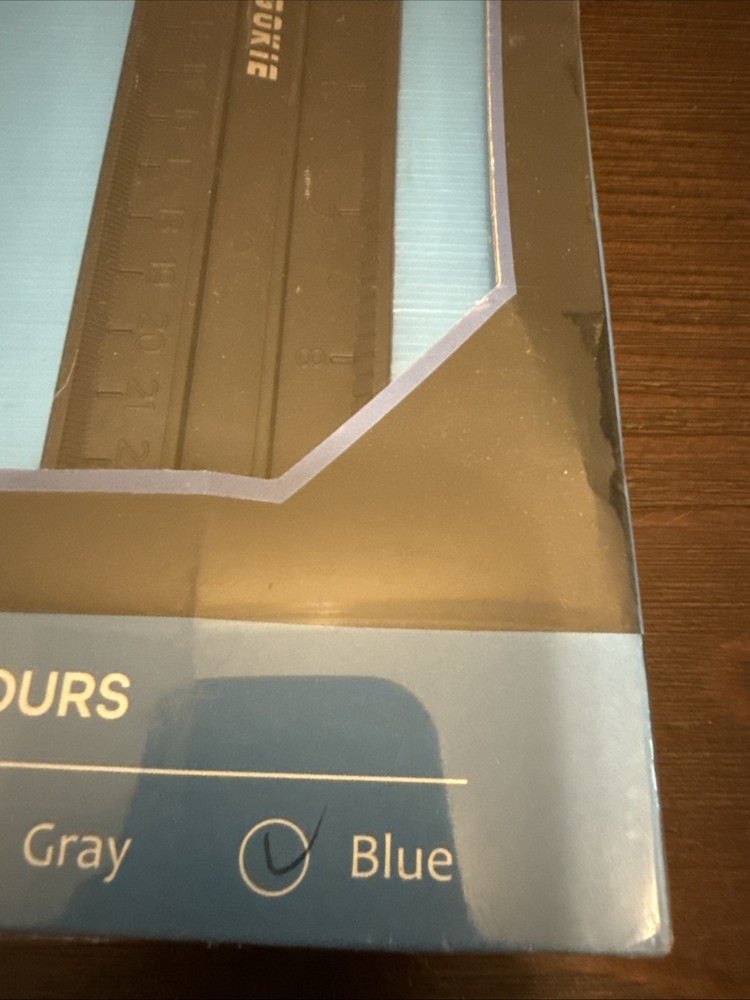 Blue 10” Contour Gauge with Locking Feature Precise Size Measure Tile Cuts