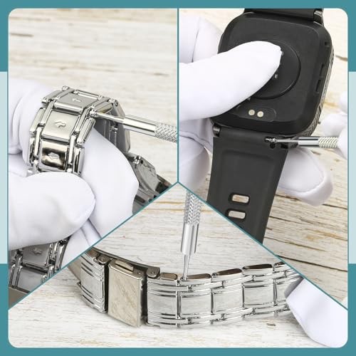 Watch Battery Replacement Tool Kit – Adjustable Case Opener, Watch Band Strap