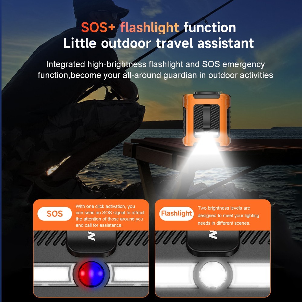 Personal Portable Waist Clip Fan USB Rechargeable Neck Hanging Air Conditioner