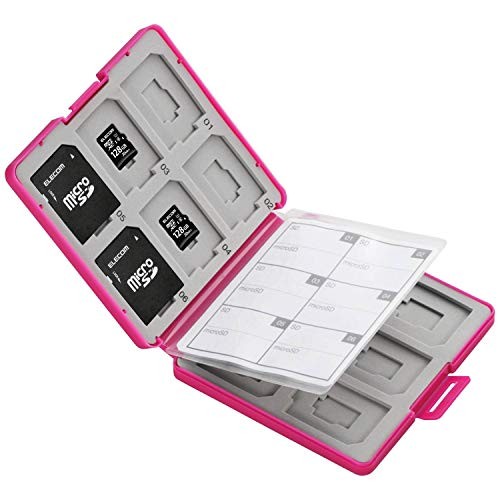 Memory card case SD case pink CMC-SDCPP24PN