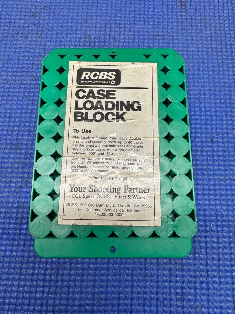 RCBS Case Loading Block (09453)