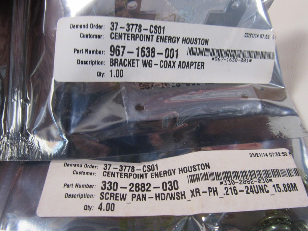 Alcatel-Lucent A2 Position Shelf Kit66H 967-1665-002 Waveguide Bracket Kit New
